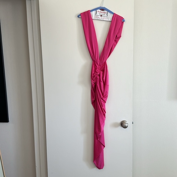 Baobab Pink Mia Open Back Midi Dress Size XS - Picture 9 of 12